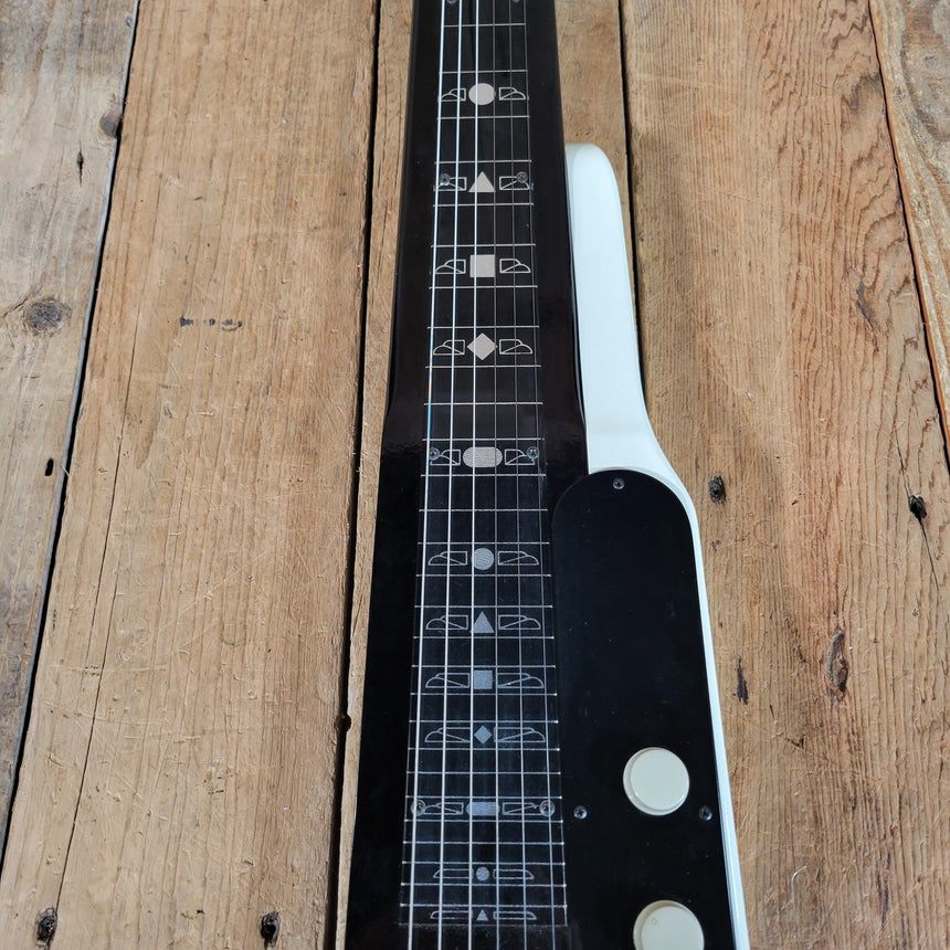 SOLD - Supro 1466BW Jet Airliner Lap Steel with Console Legs 1965