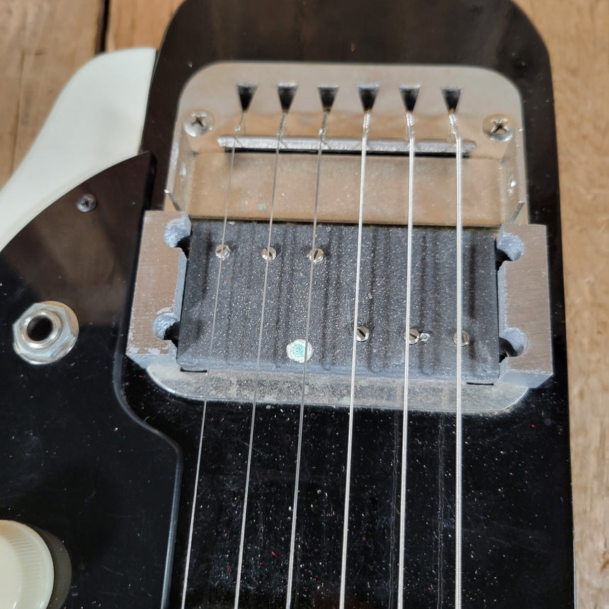 SOLD - Supro 1466BW Jet Airliner Lap Steel with Console Legs 1965