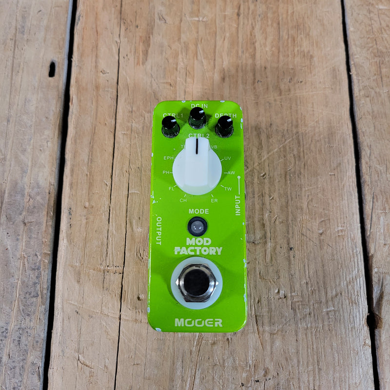 Mooer Mod Factory Micro Series Vibrato Univibe Auto Wah Chorus Flange Phaser