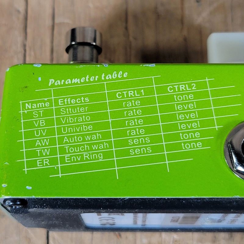 Mooer Mod Factory Micro Series Vibrato Univibe Auto Wah Chorus Flange Phaser