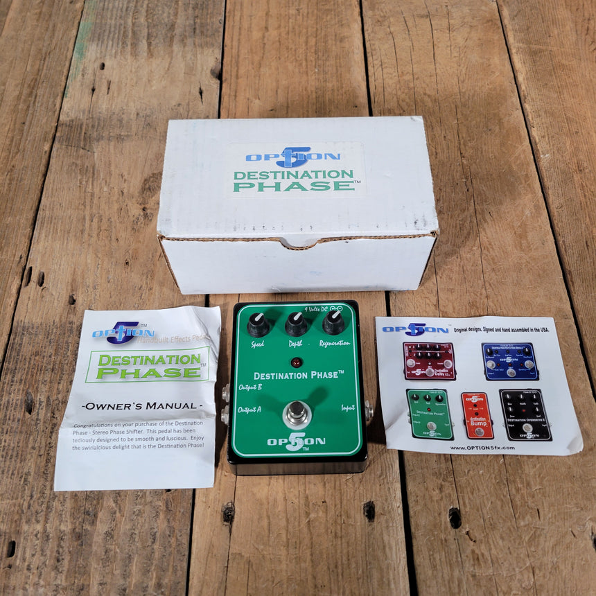 Option5 Destination Phase Pedal with Box and Manual