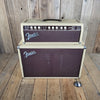 SOLD - Fender Tremolux 6G9-B 1963 Blond Oxblood Grill Head and Cabinet