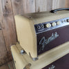 SOLD - Fender Tremolux 6G9-B 1963 Blond Oxblood Grill Head and Cabinet