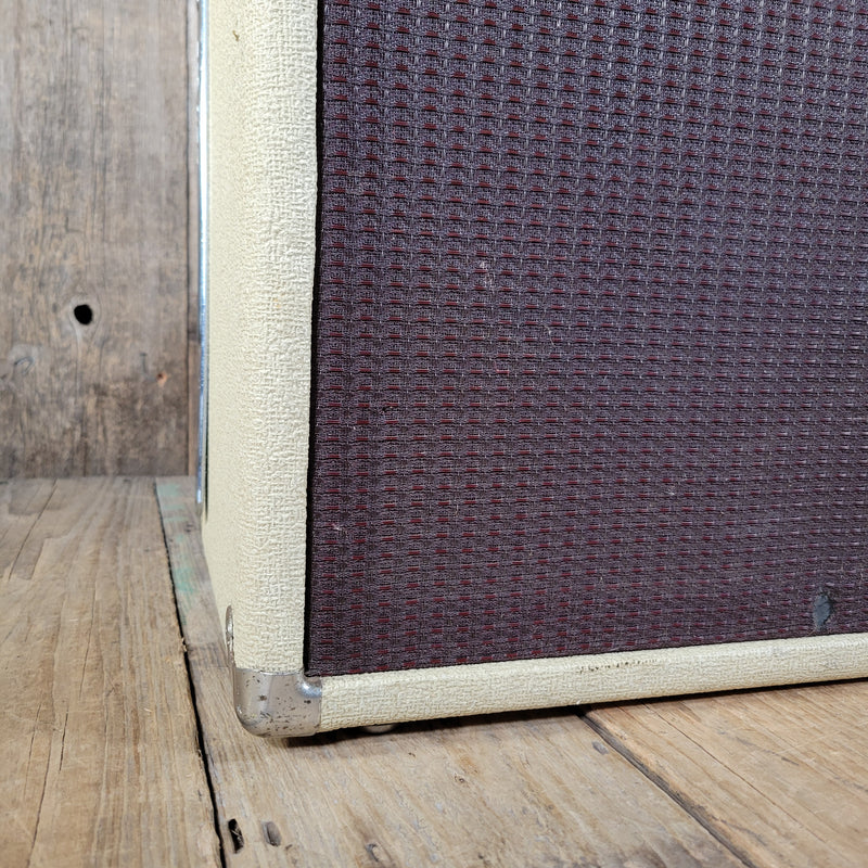 SOLD - Fender Tremolux 6G9-B 1963 Blond Oxblood Grill Head and Cabinet