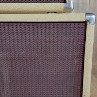SOLD - Fender Tremolux 6G9-B 1963 Blond Oxblood Grill Head and Cabinet
