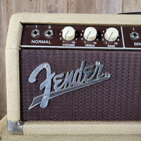 SOLD - Fender Tremolux 6G9-B 1963 Blond Oxblood Grill Head and Cabinet