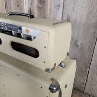 SOLD - Fender Tremolux 6G9-B 1963 Blond Oxblood Grill Head and Cabinet