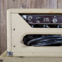 SOLD - Fender Tremolux 6G9-B 1963 Blond Oxblood Grill Head and Cabinet