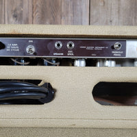 SOLD - Fender Tremolux 6G9-B 1963 Blond Oxblood Grill Head and Cabinet