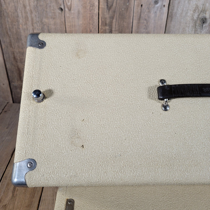SOLD - Fender Tremolux 6G9-B 1963 Blond Oxblood Grill Head and Cabinet