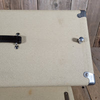 SOLD - Fender Tremolux 6G9-B 1963 Blond Oxblood Grill Head and Cabinet