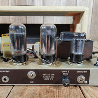 SOLD - Fender Tremolux 6G9-B 1963 Blond Oxblood Grill Head and Cabinet
