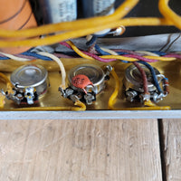 SOLD - Fender Tremolux 6G9-B 1963 Blond Oxblood Grill Head and Cabinet