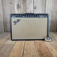 SOLD - Fender Deluxe Reverb AB763 Black Panel 1967