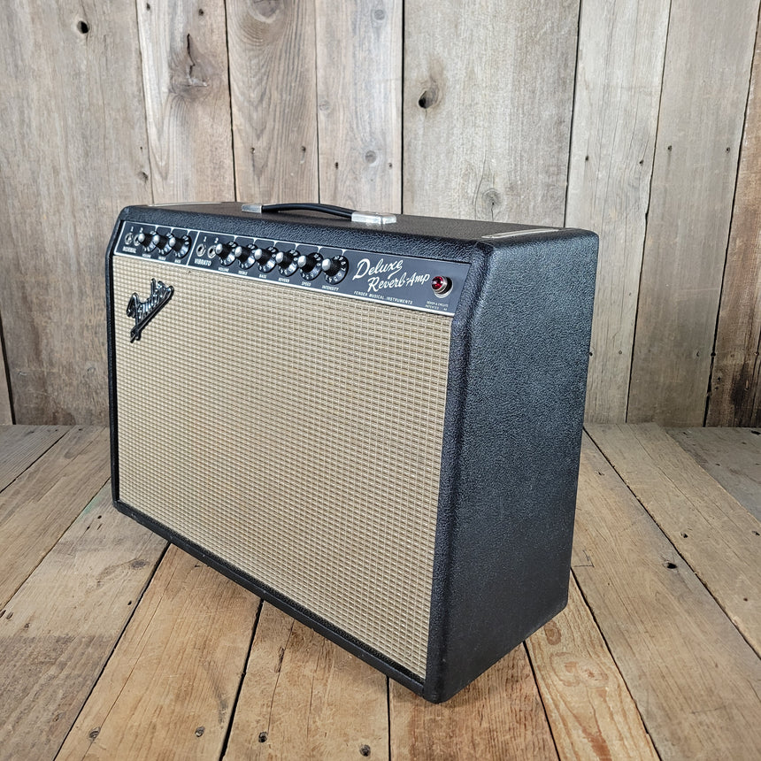 SOLD - Fender Deluxe Reverb AB763 Black Panel 1967