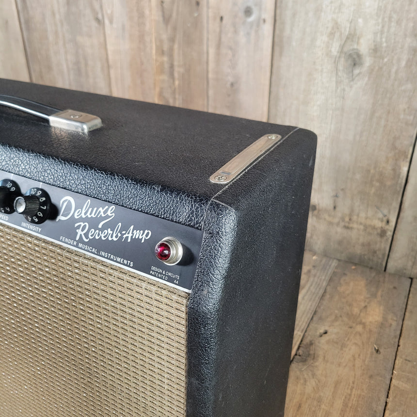 SOLD - Fender Deluxe Reverb AB763 Black Panel 1967