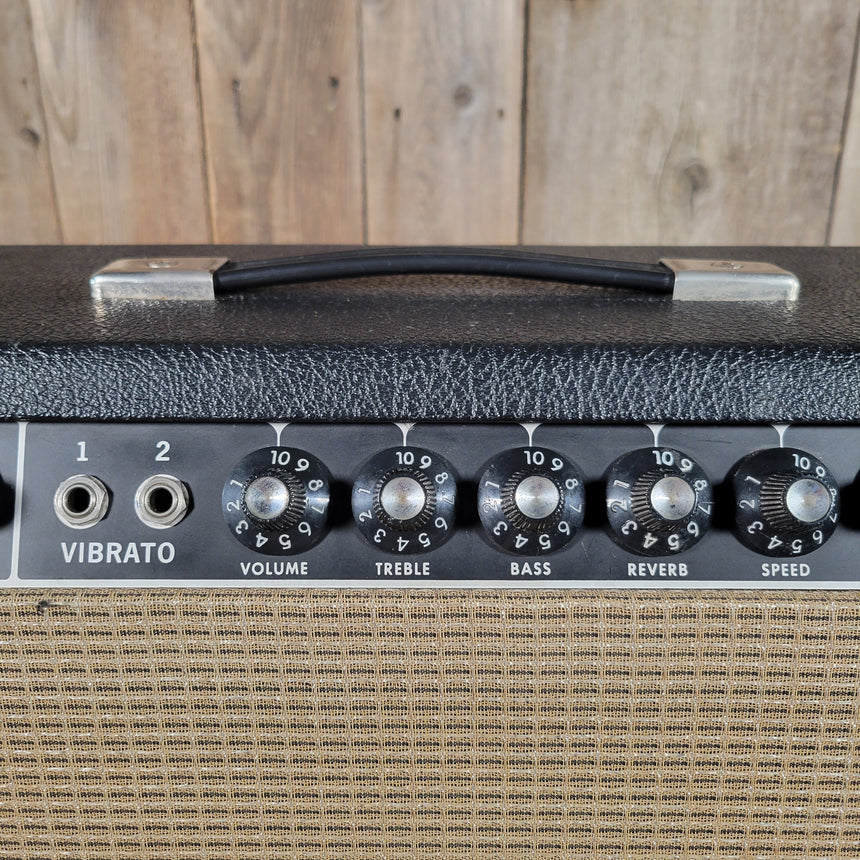 SOLD - Fender Deluxe Reverb AB763 Black Panel 1967