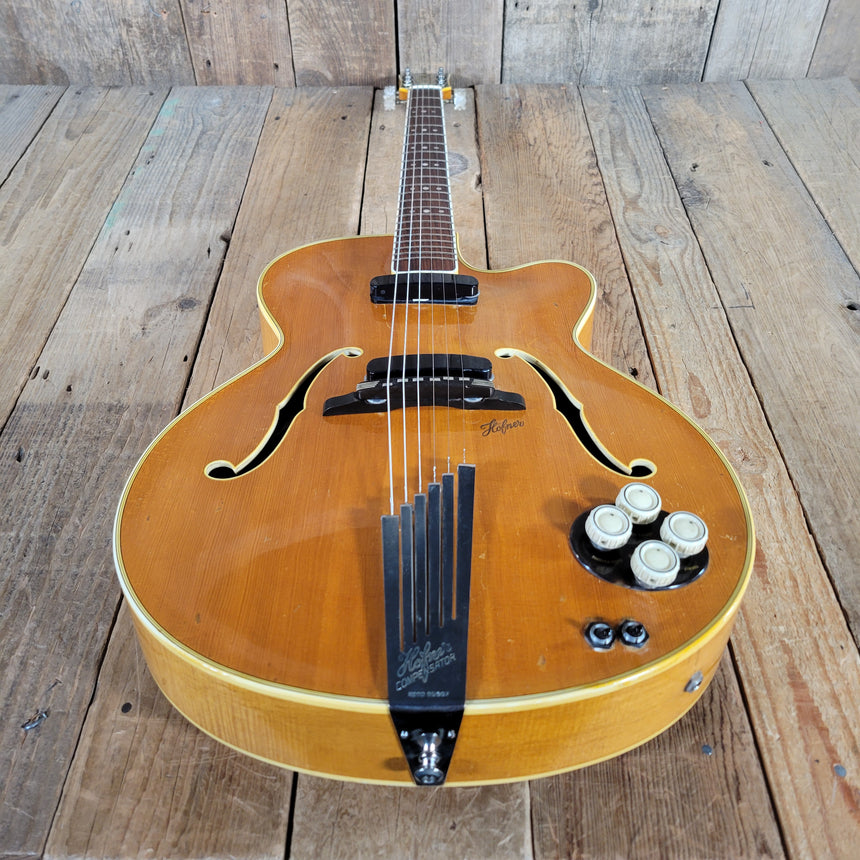 Hofner President Blonde Round Panel 1956