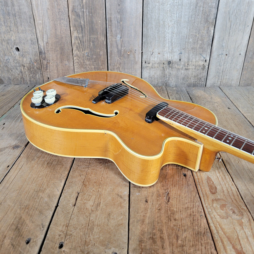 Hofner President Blonde Round Panel 1956