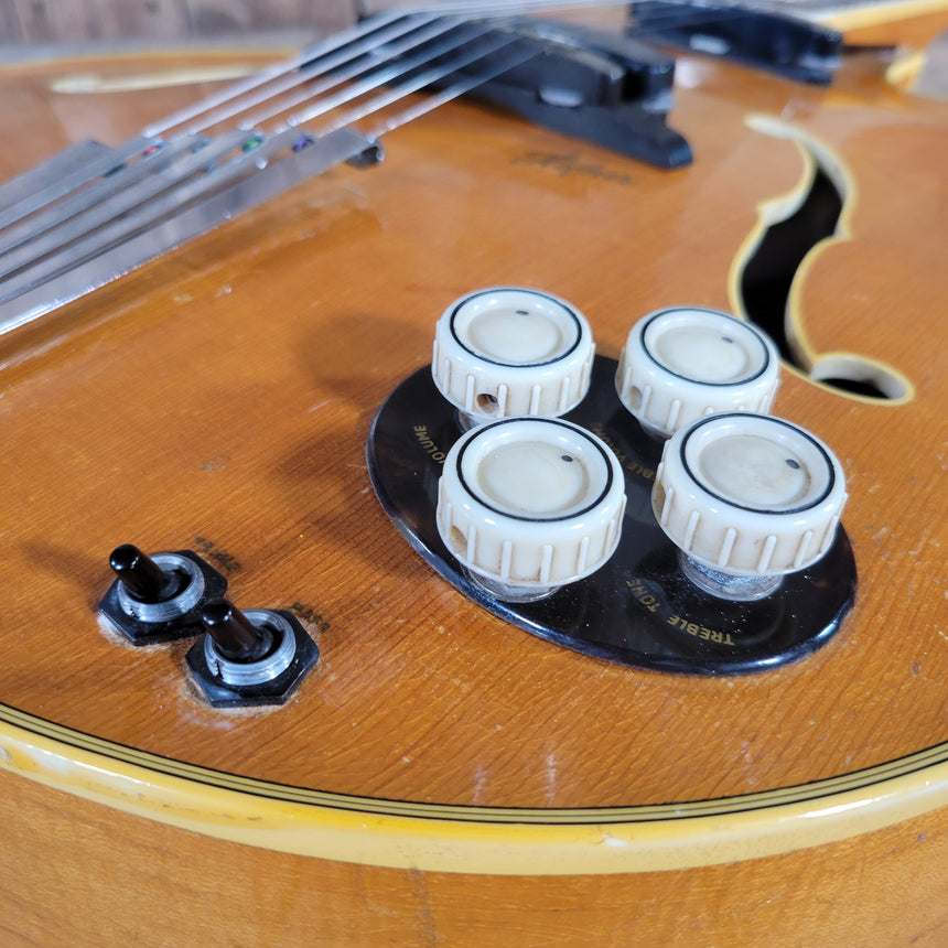 Hofner President Blonde Round Panel 1956