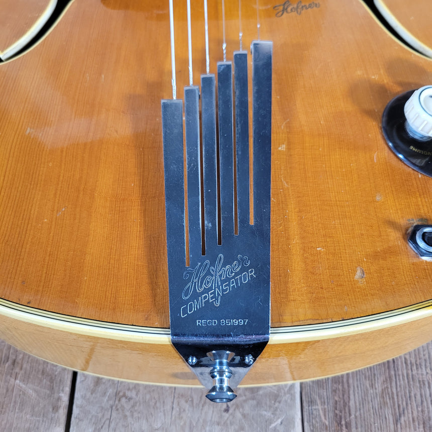 Hofner President Blonde Round Panel 1956