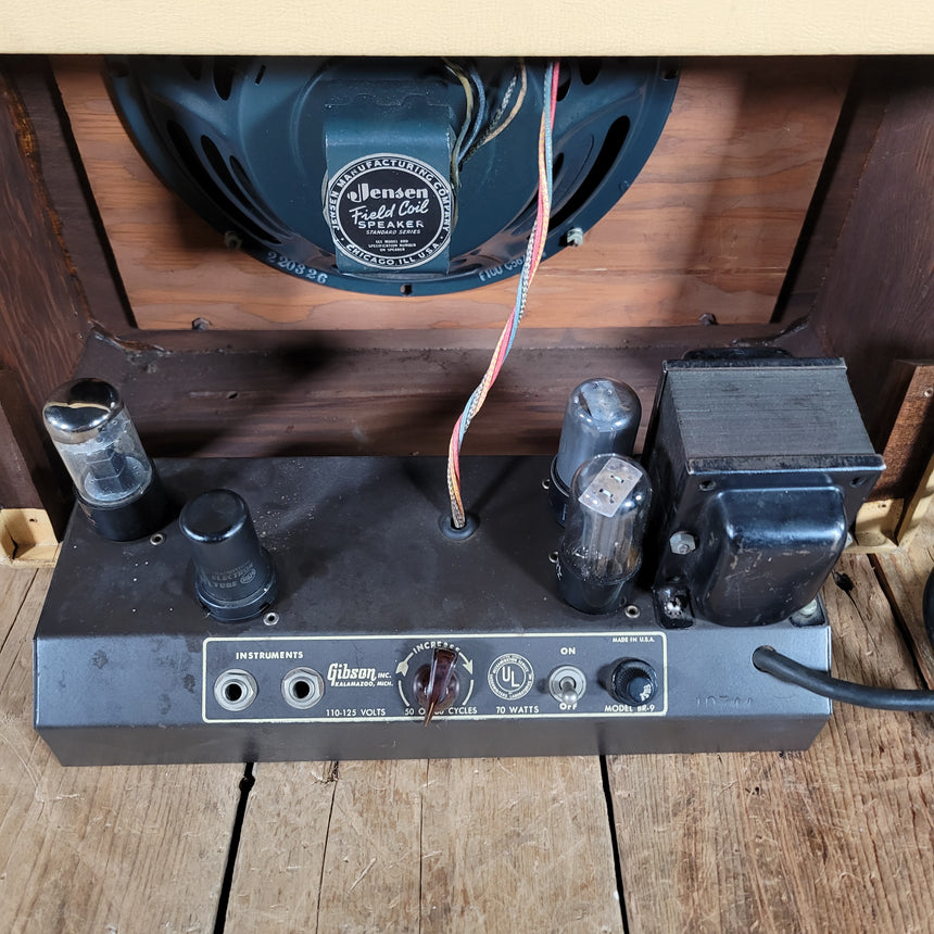 Gibson BR-9 Amplifier with Original Cover 1953