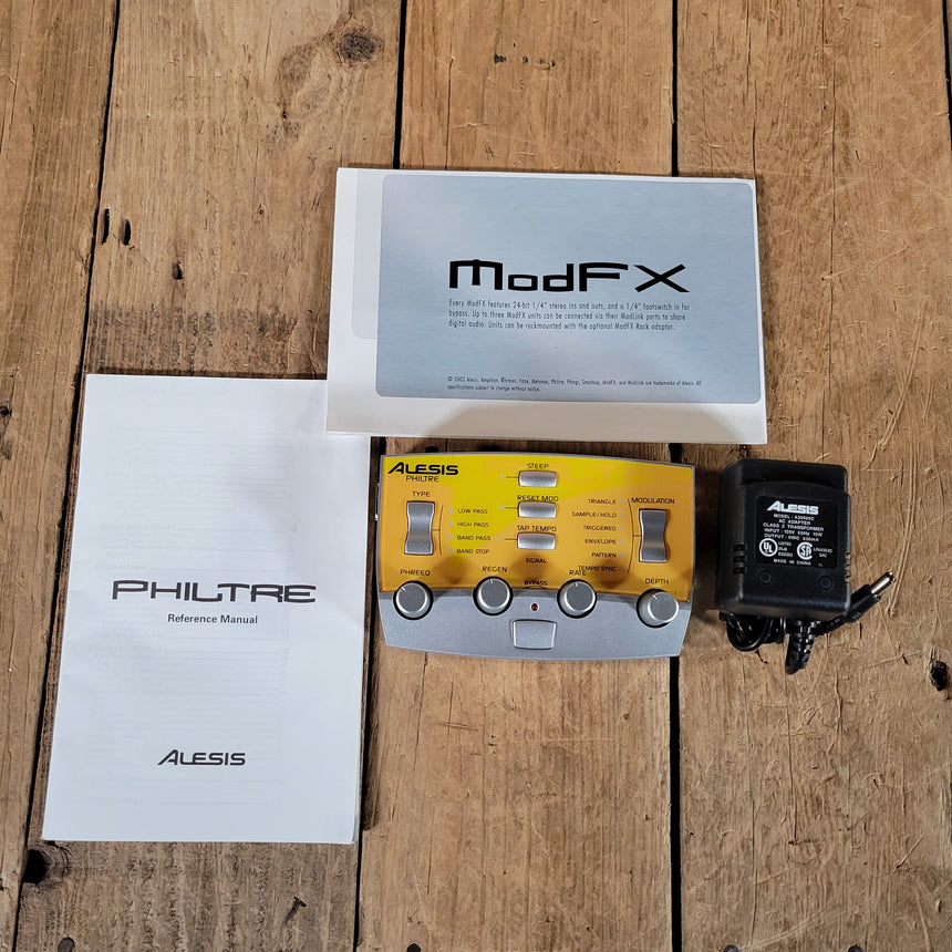 Alesis ModFX Philtre with Power Adapter Manual