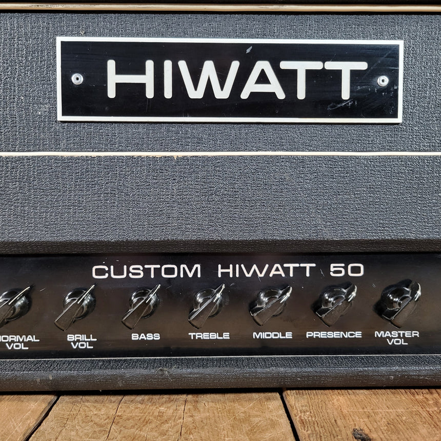 Hiwatt Custom 50 DR504 Head 1973