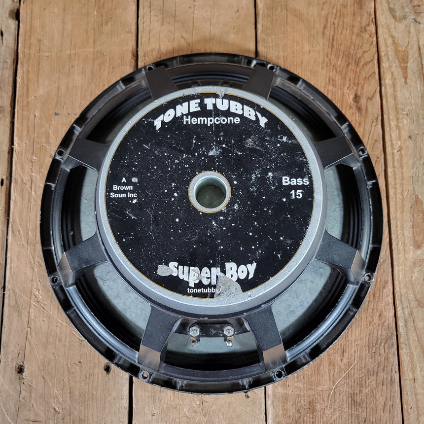 Tone Tubby Super Boy Hemp Cone 15" Bass 15 speaker 4 ohms EV JBL