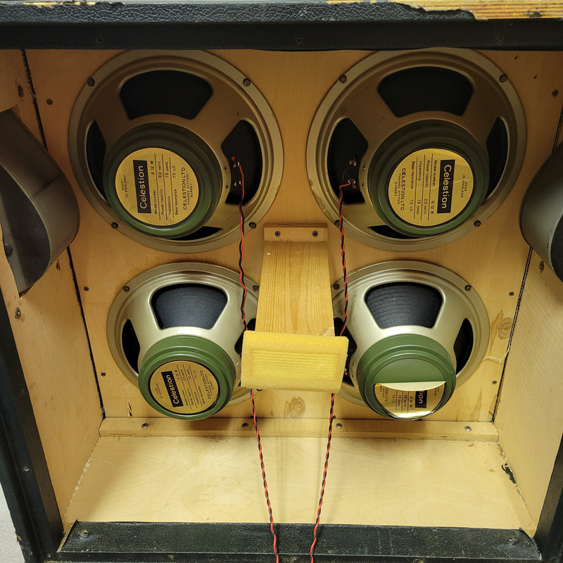 Marshall 1960b 4x12 Cabinet 1968 With Original Vintage Celestion G12M Greenback T1511 Speakers