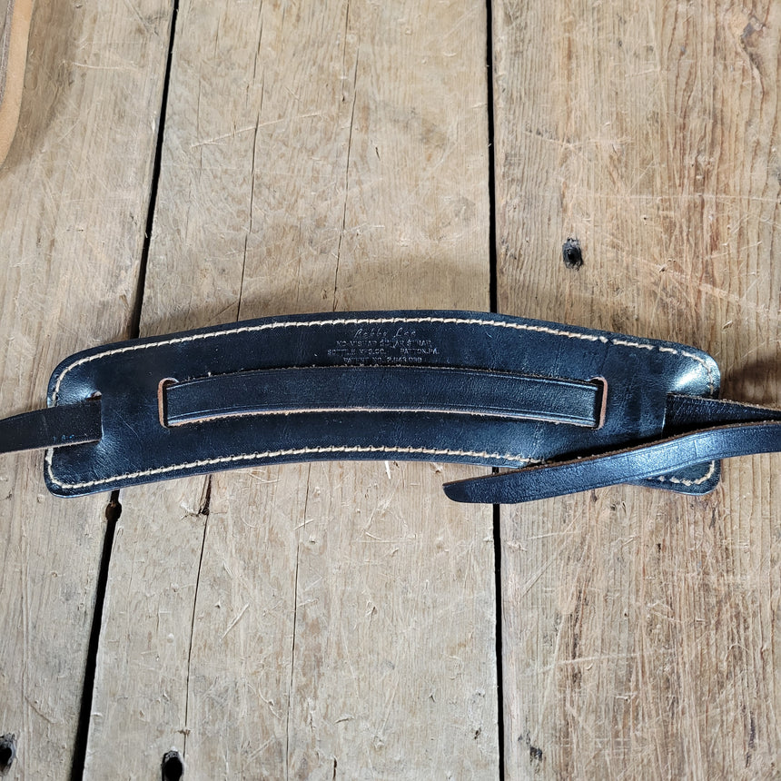 Bobby Lee Black Leather Padded Guitar Strap