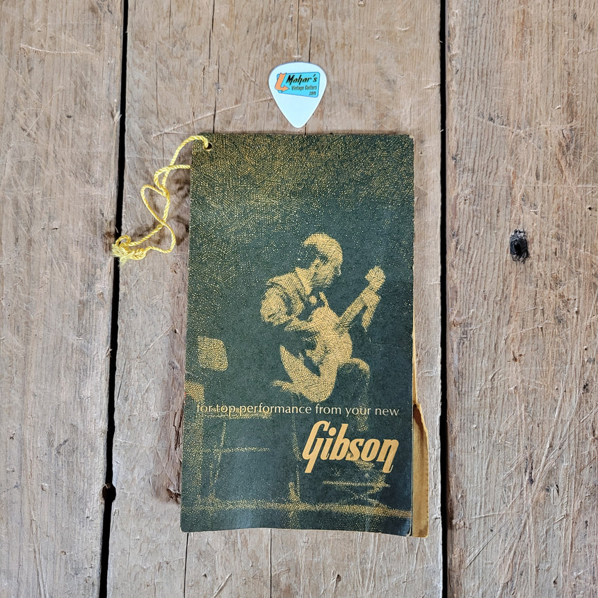 Gibson C-1 Guitar Hang Tag 1960s