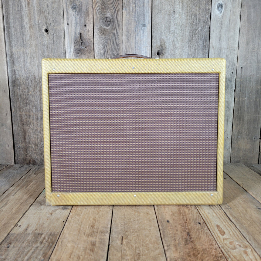 Unbranded 2x12 Tweed Amp Cab 2x 1968 Jensen C12N 8ohm Fits Mojo Super or Pro chassis