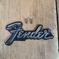 Fender Amp Logo 1970s 1978 With Screws
