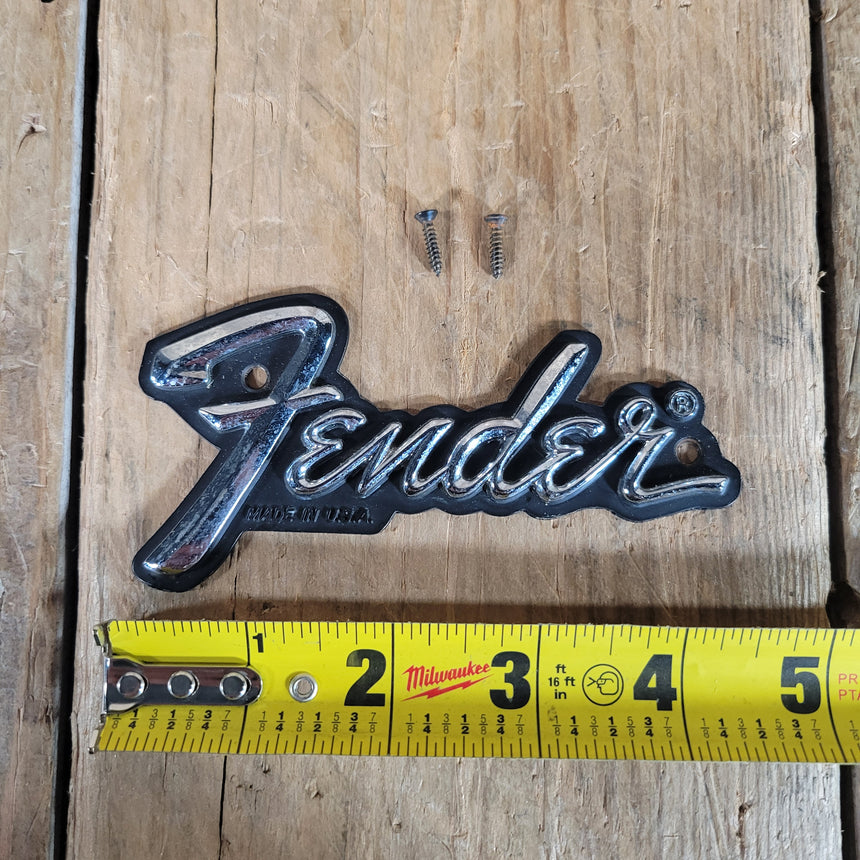 Fender Amp Logo 1970s 1978 With Screws