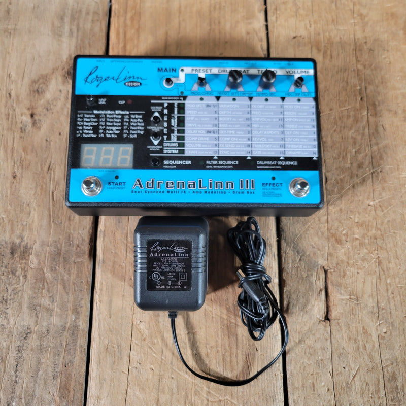 Roger Linn Design AdrenaLinn III – Guitar Effects Processor, Amp Modeler, and Rhythm Box in One
