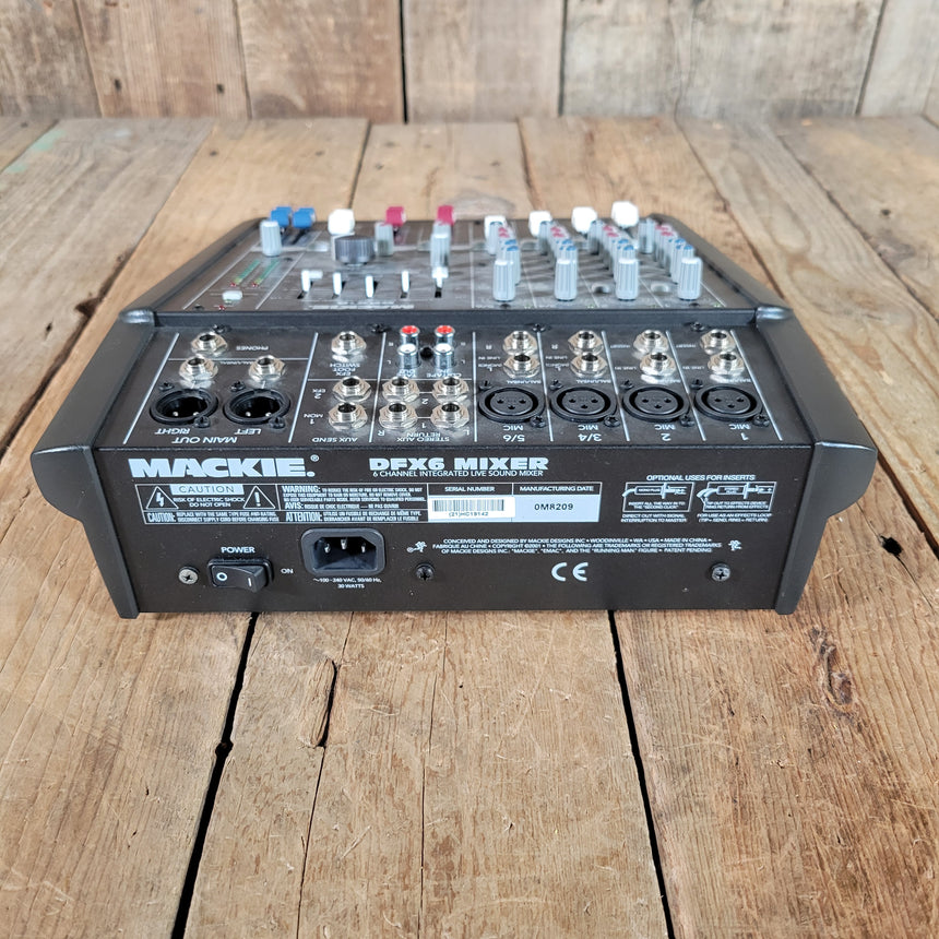 Mackie DFX-6 Mixer with Manual