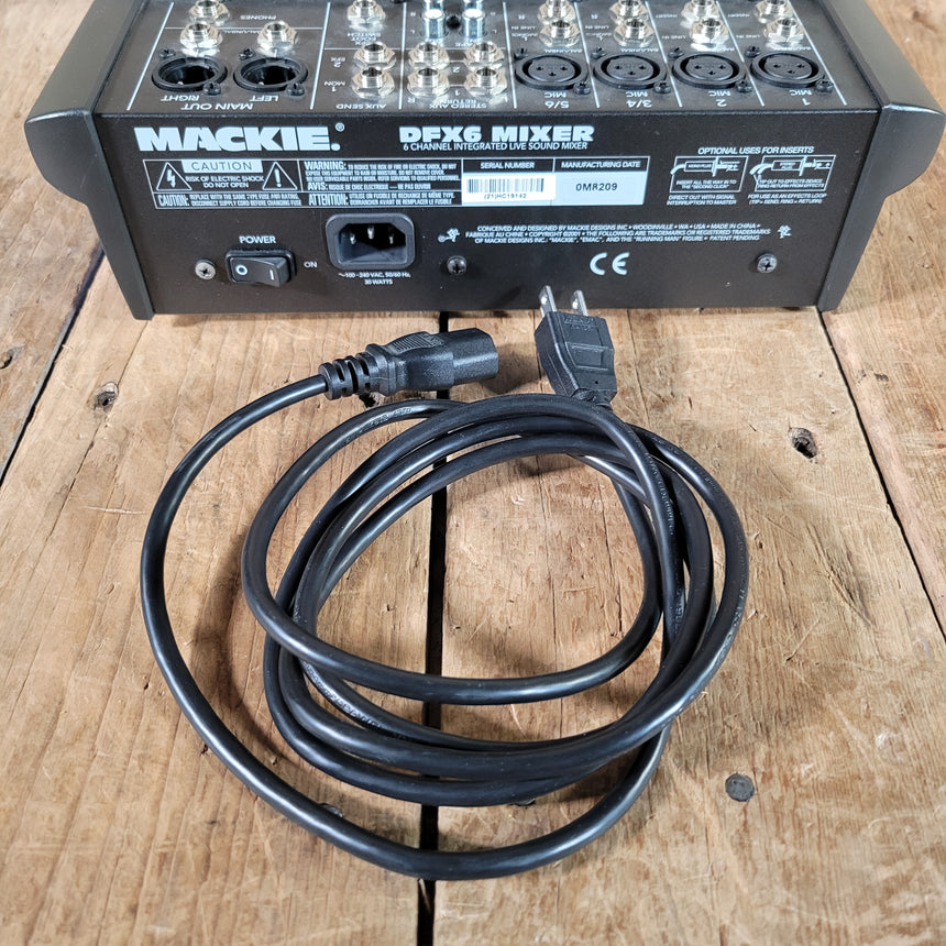 Mackie DFX-6 Mixer with Manual