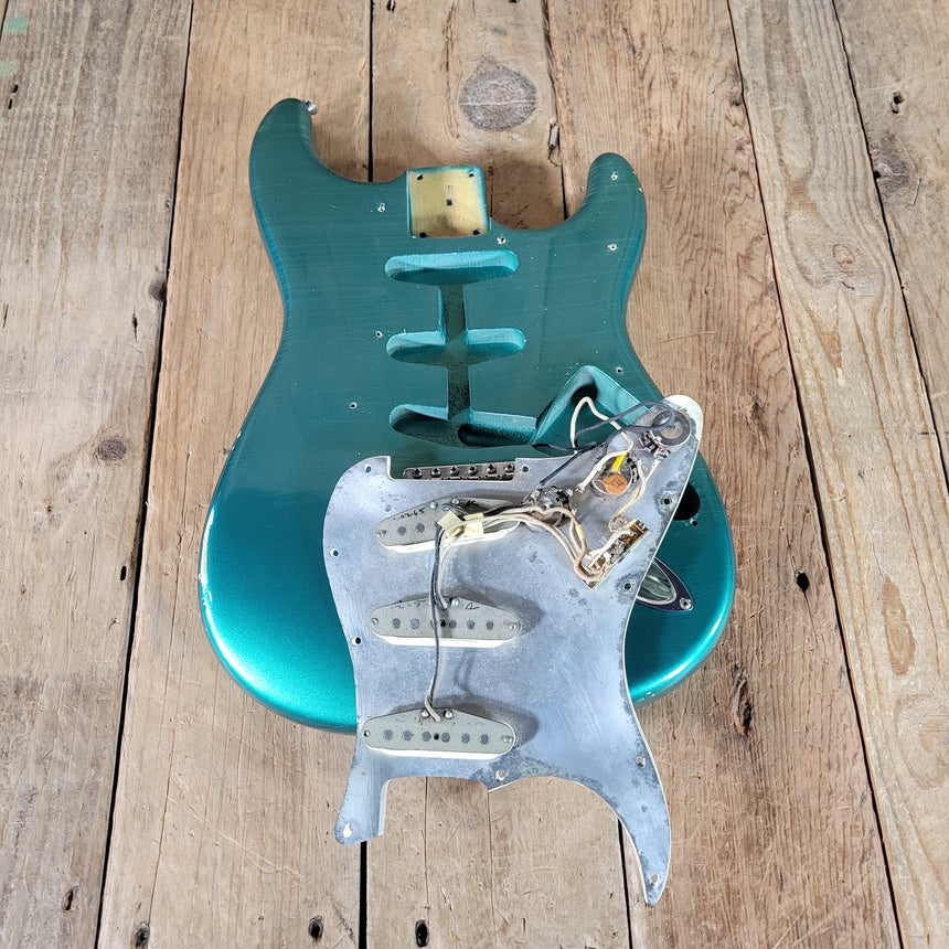 Fender Stratocaster 1965Joe Riggio body refin Sherwood Green