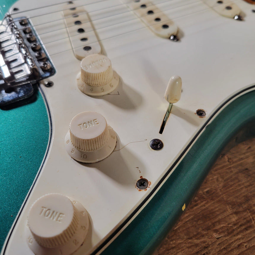 Fender Stratocaster 1965Joe Riggio body refin Sherwood Green