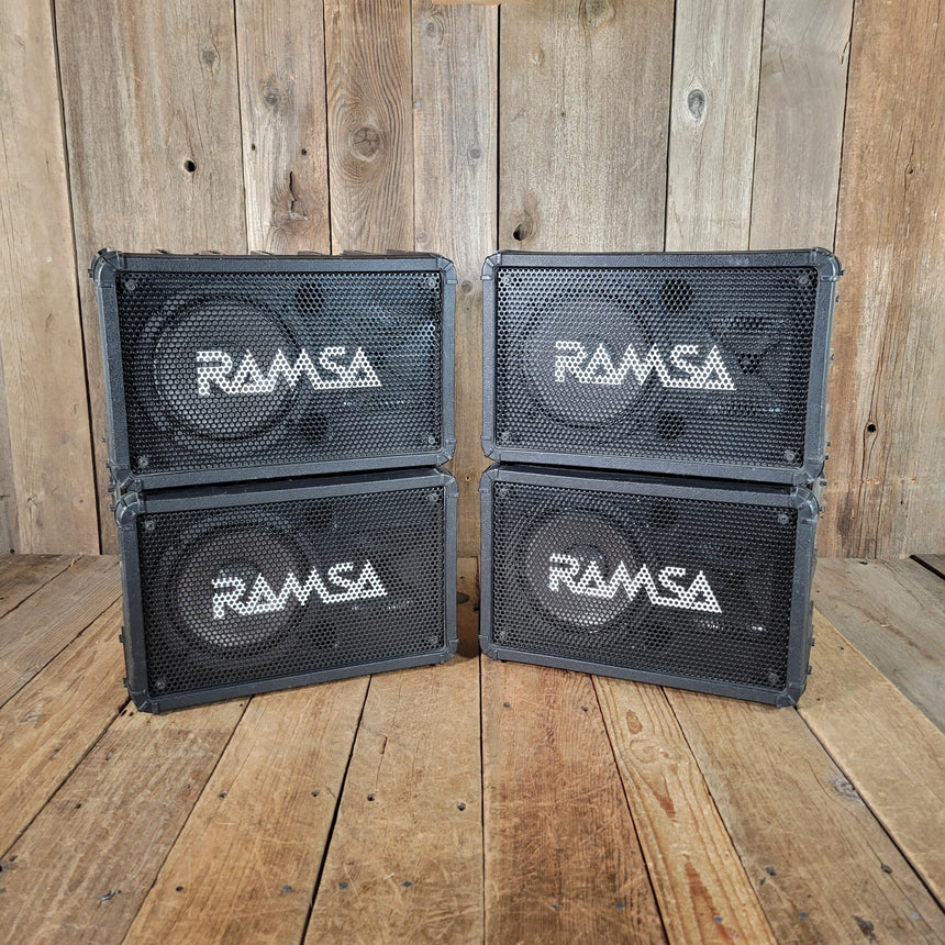 Ramsa WS-A80 (x4) Passive Two-Way Speakers 8 Ohm