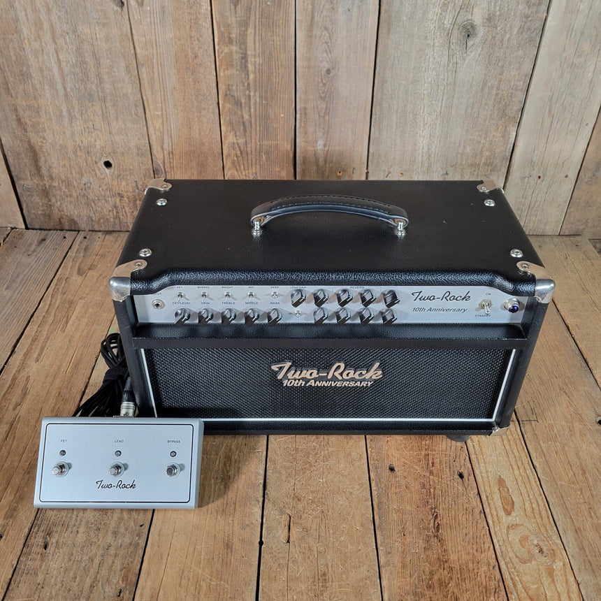 Two Rock 10th Anniversary Amp Head Bill Krinard Signed 2009