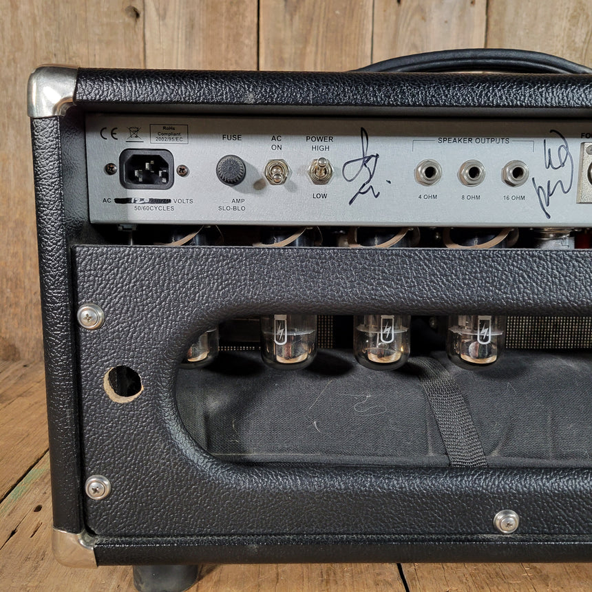 Two Rock 10th Anniversary Amp Head Bill Krinard Signed 2009