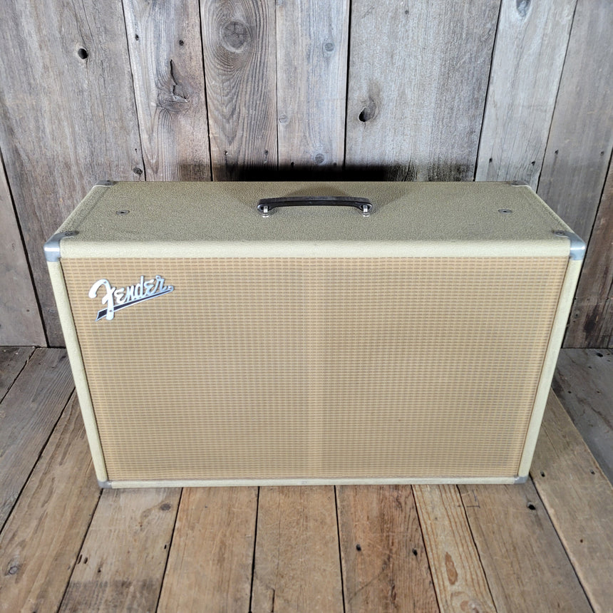 Fender Bandmaster Cab Original Cover Rough White Tolex 1962