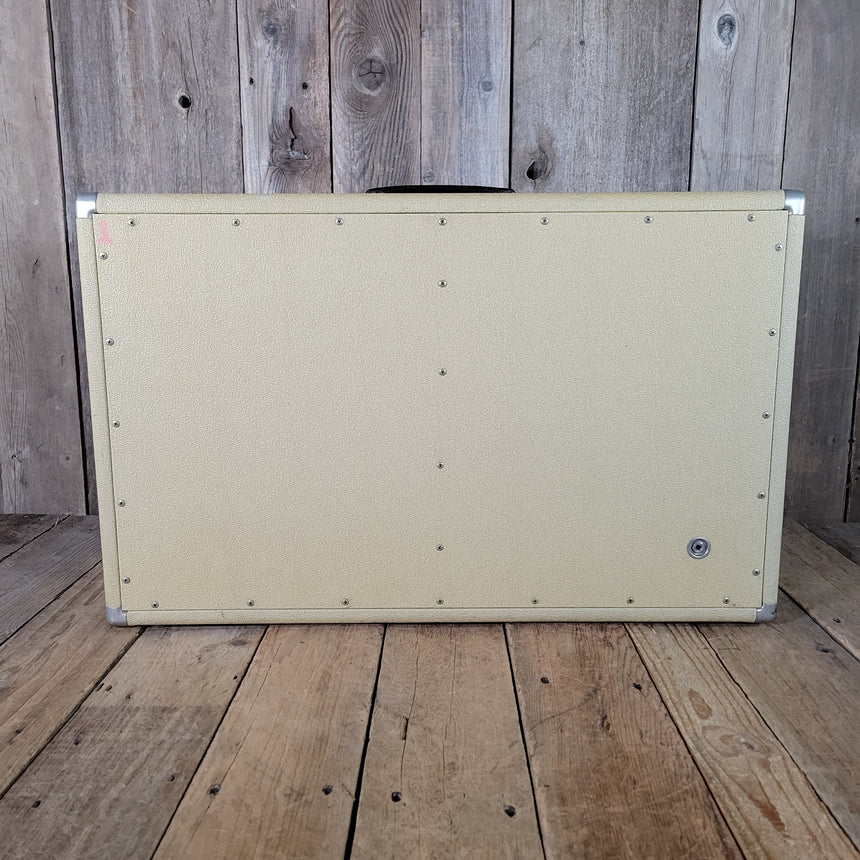 Fender Bandmaster Cab Original Cover Rough White Tolex 1962