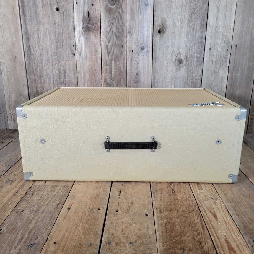 Fender Bandmaster Cab Original Cover Rough White Tolex 1962