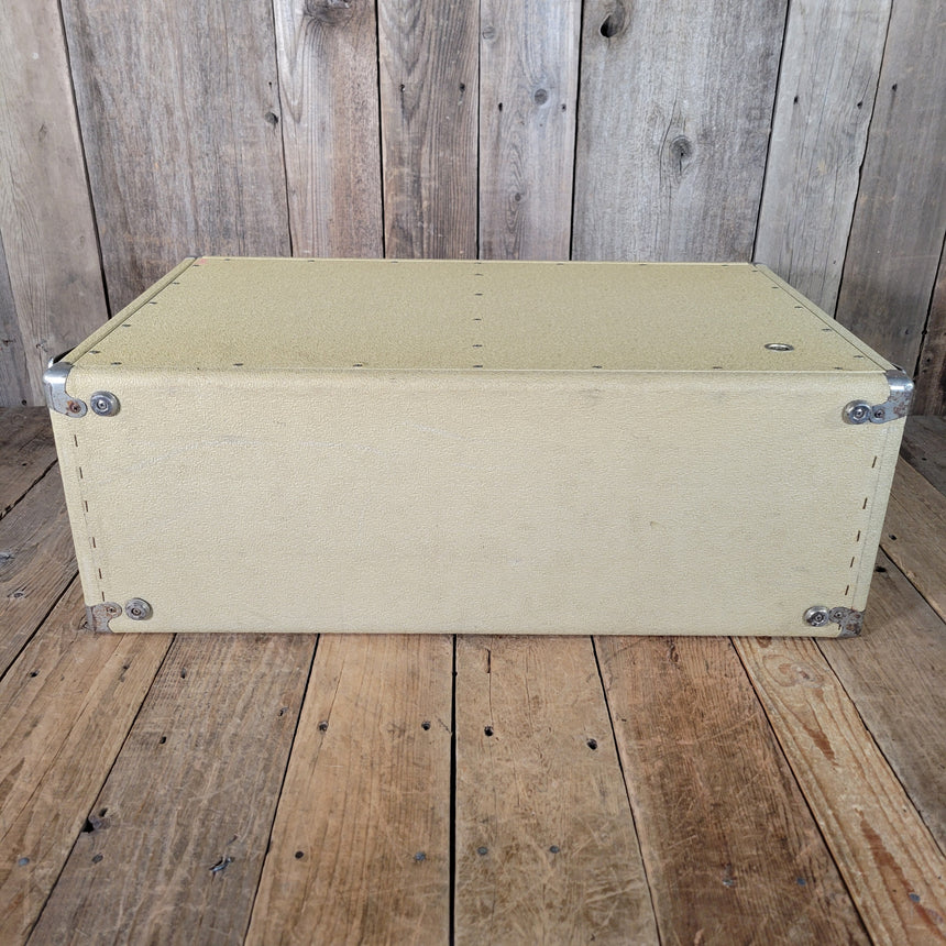 Fender Bandmaster Cab Original Cover Rough White Tolex 1962