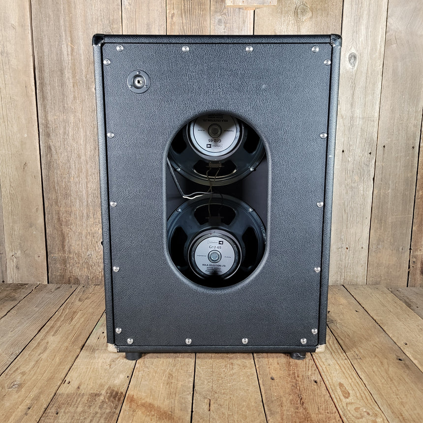 Two Rock 2x12 Vertical Cabinet with Celestion G12-65