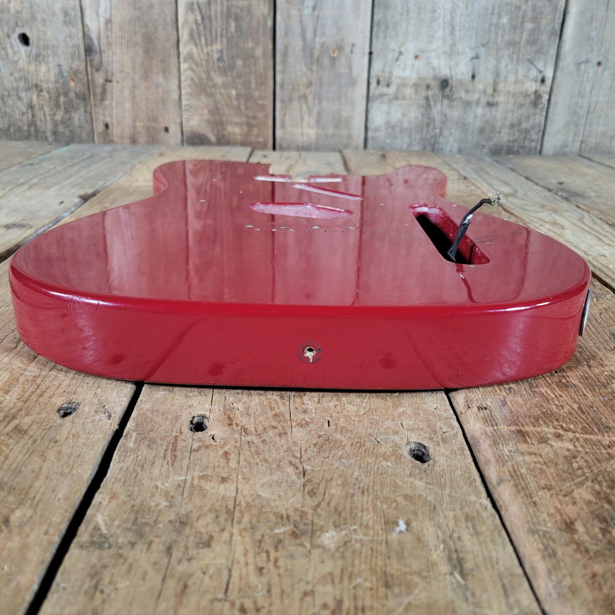 Unbranded Light ash telecaster body Dakota Red