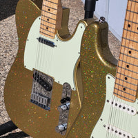 SOLD - Fender #24 of 29 Stratocaster Gold Sparkle 1993 Holoflake Guitar Center 29th Anniversary